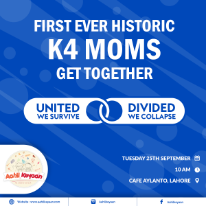 K4 Moms Get Together Facebook Post Design