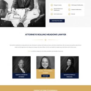 Chicago Family Law - Homepage Design