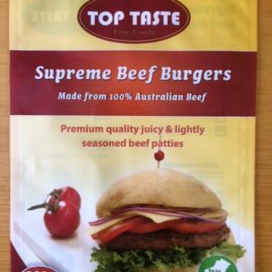 Supreme Beef Burger Patties