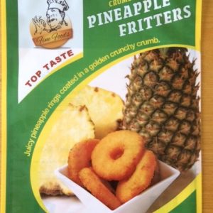 Banana fritters packaging design for Top Taste Australia